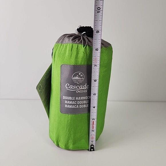 Cascade Oasis 2 Person Lightweight Nylon Travel Hammock With Straps Storage Bag - Picture 11 of 12